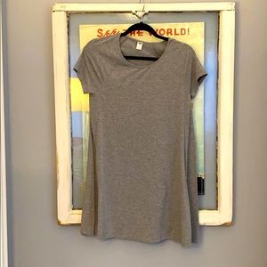 Gray Old Navy Swing dress